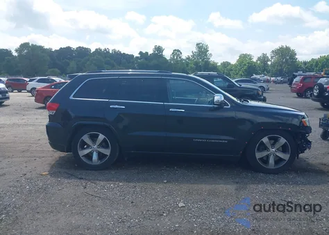 2014 Jeep Grand Cherokee Overland z USA, uszkodzony, nr VIN 1C4RJFCT3EC105537